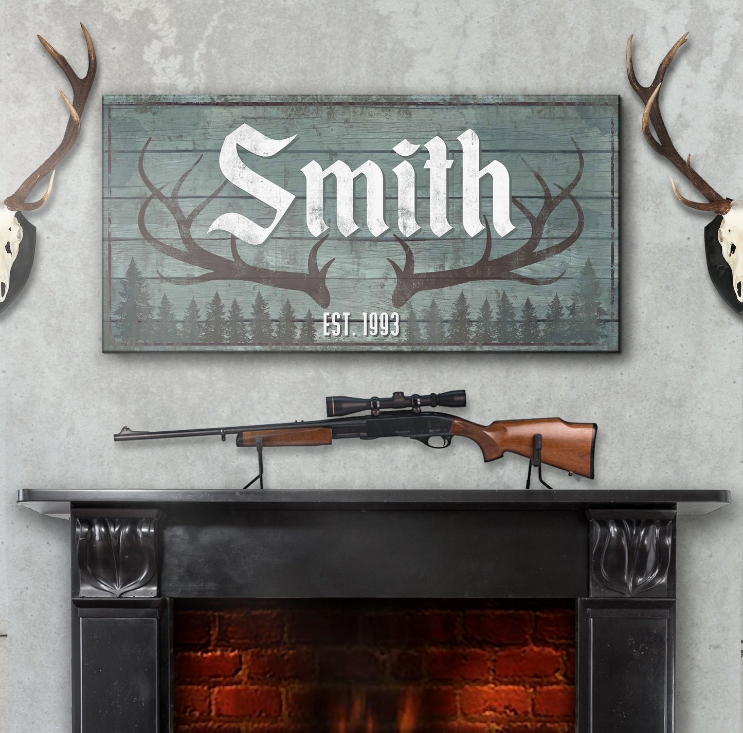 RUSTIC FAMILY ANTLER -LP1