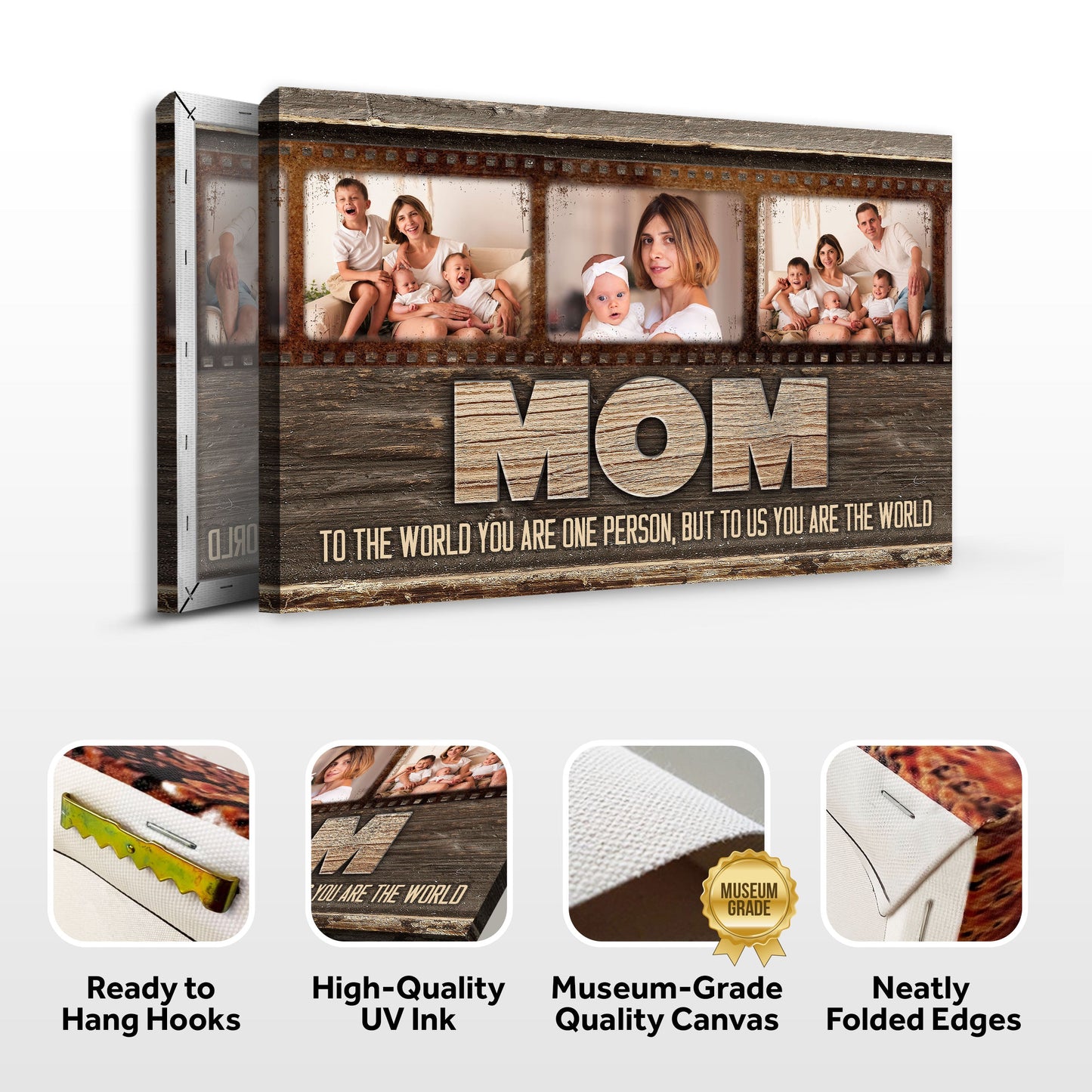 Mother's Day Sign To Us You Are The World