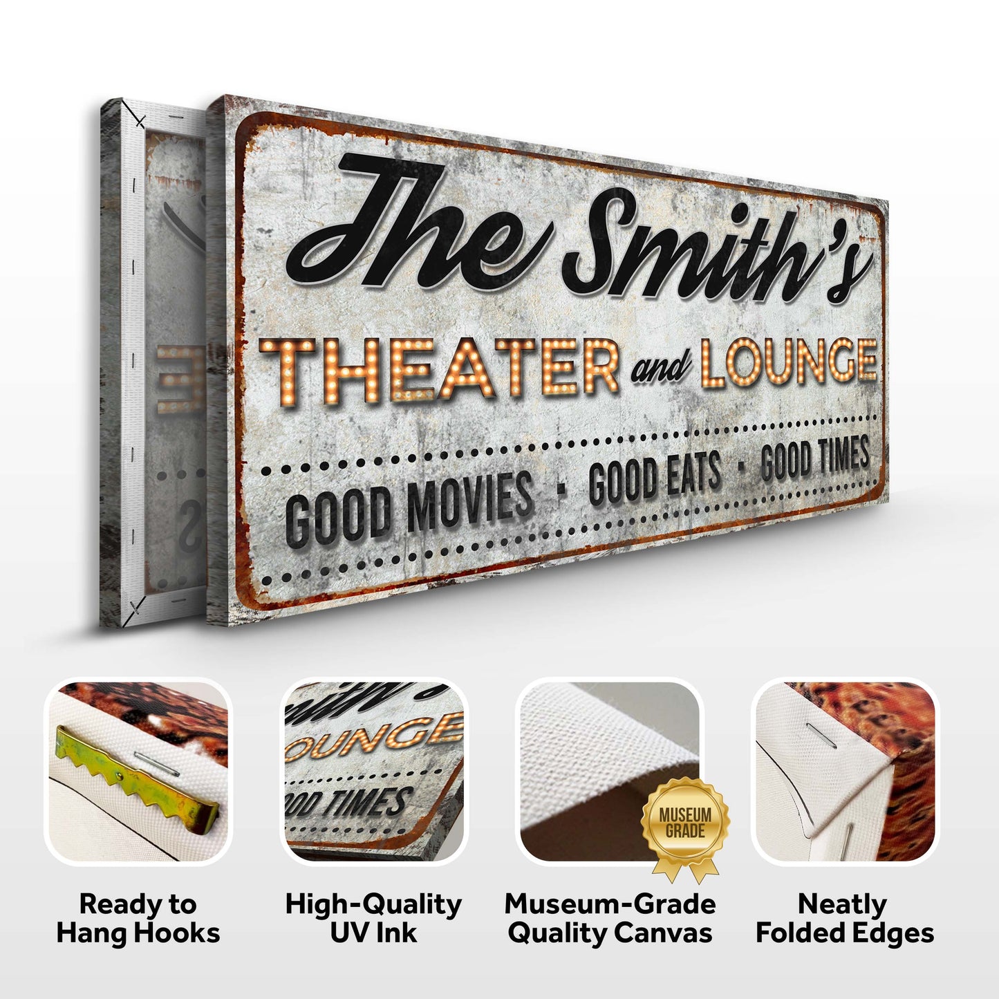 Family Theater and Lounge IV Sign