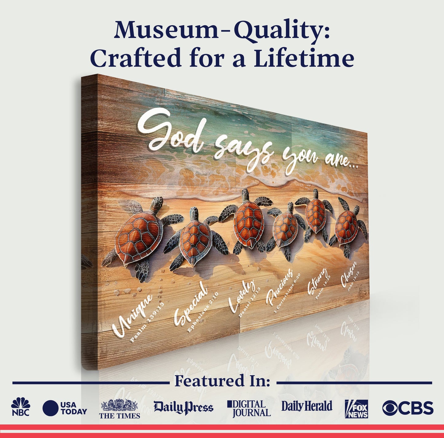 God Says You Are Faith Sign