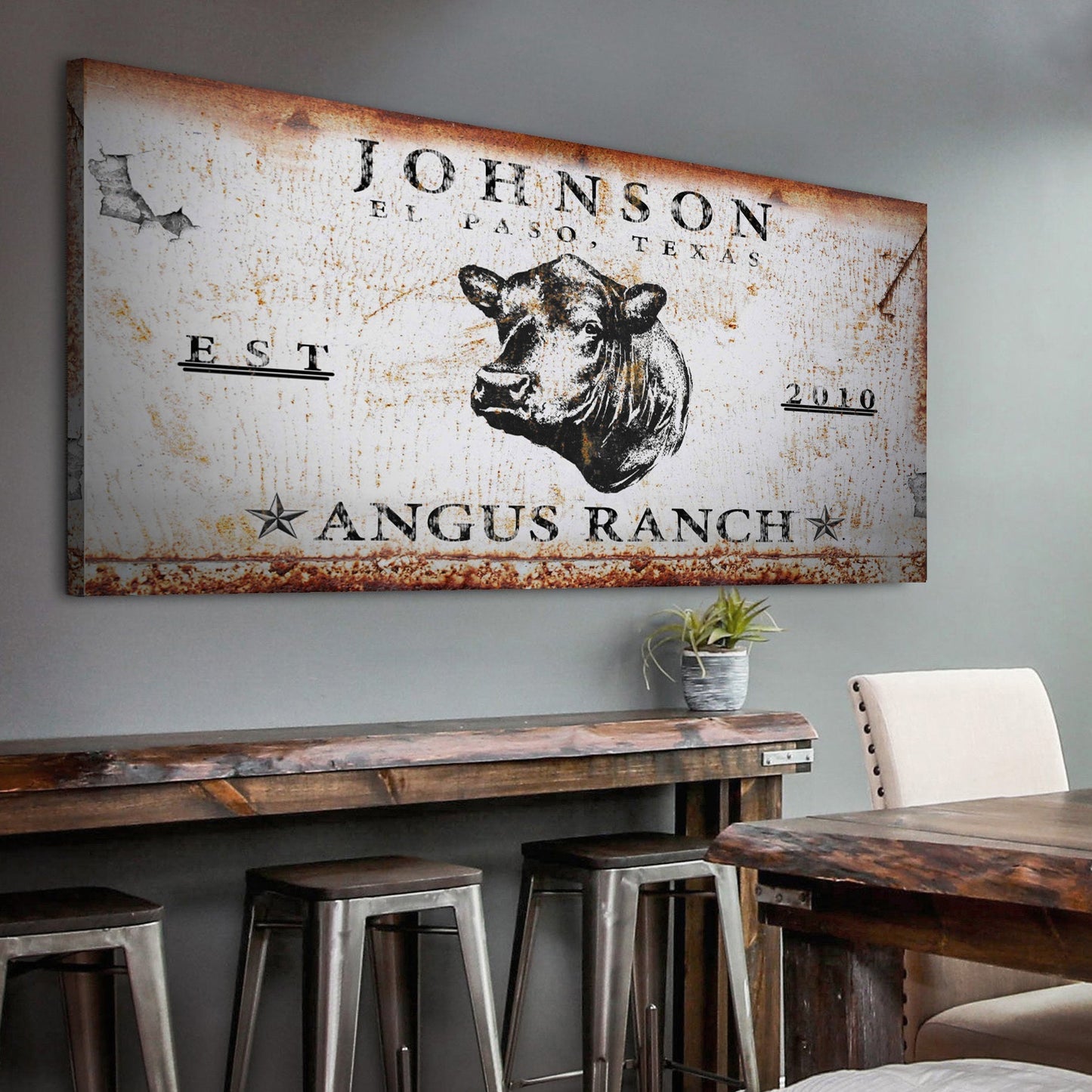 Angus Ranch Sign III