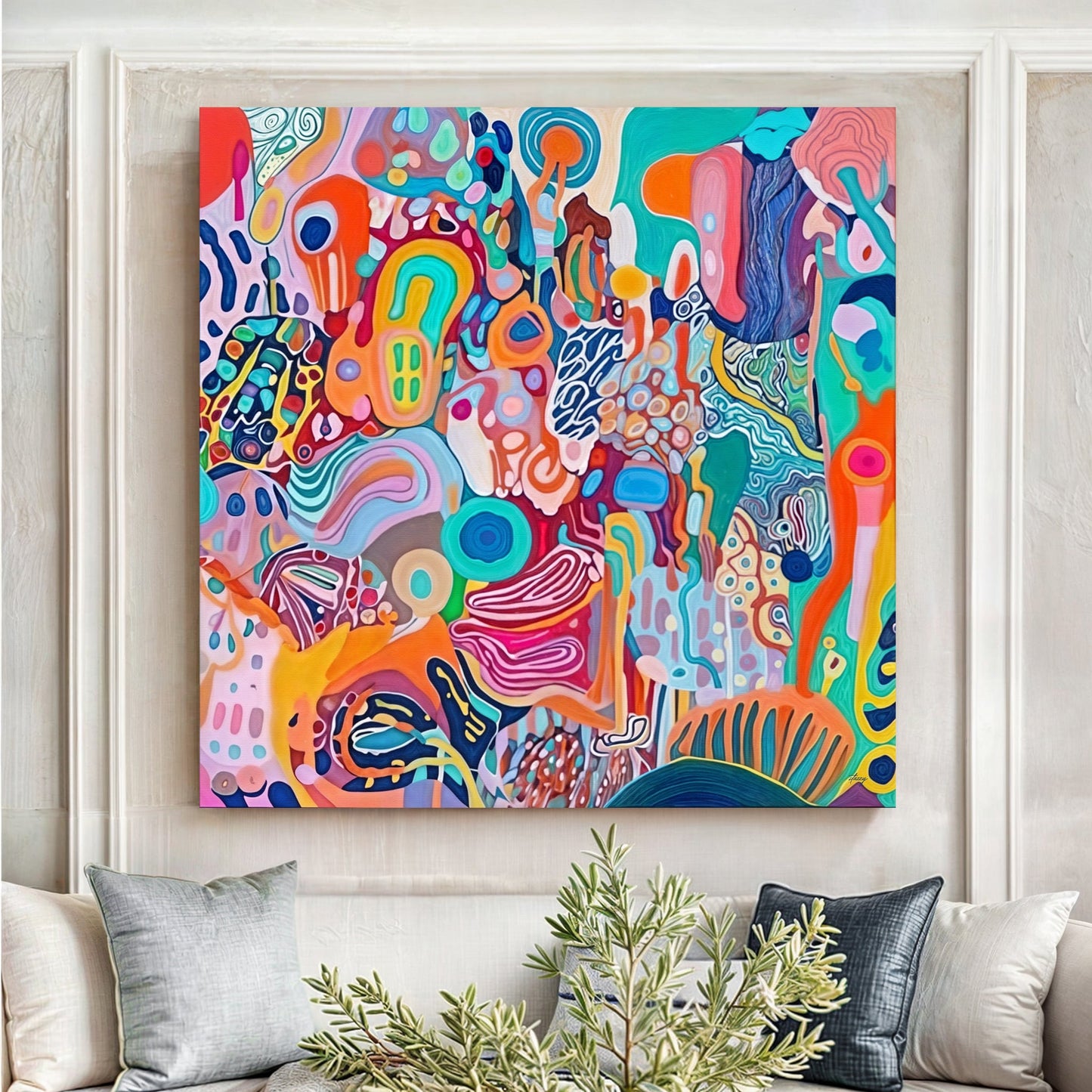 Canvas Print: "Kaleidoscopic Voyage II"