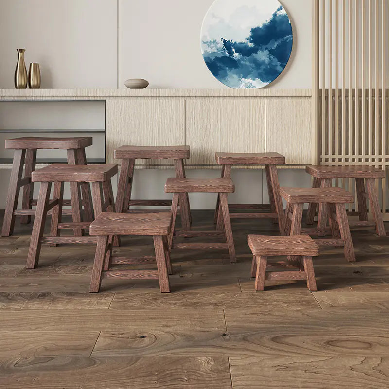 Wooden Stool for Kids - Simple Home Use Design