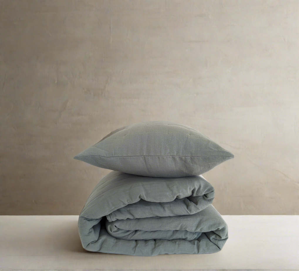 Linen Pin Stitch Quilt & Shams