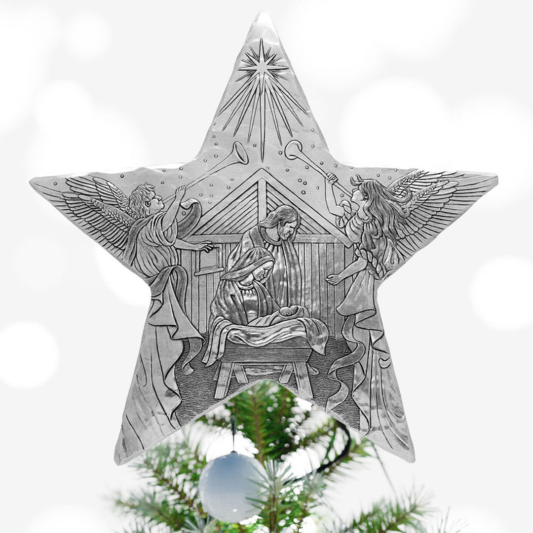 Holy Family Star Tree Topper