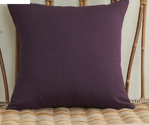 Solid Color Outdoor Waterproof Throw Pillow cover AND Insert  Square or Rectangle