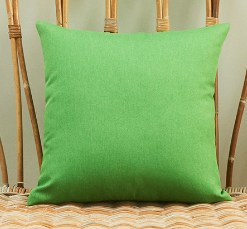 Solid Color Outdoor Waterproof Throw Pillow cover AND Insert  Square or Rectangle