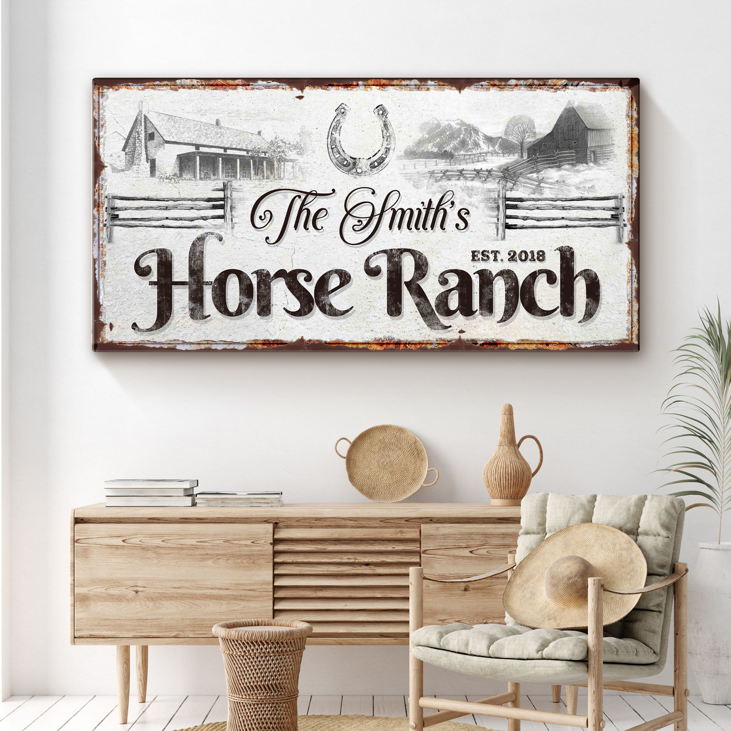 Horse Ranch Sign