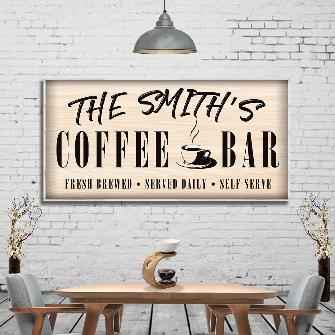 Coffee Bar Sign II