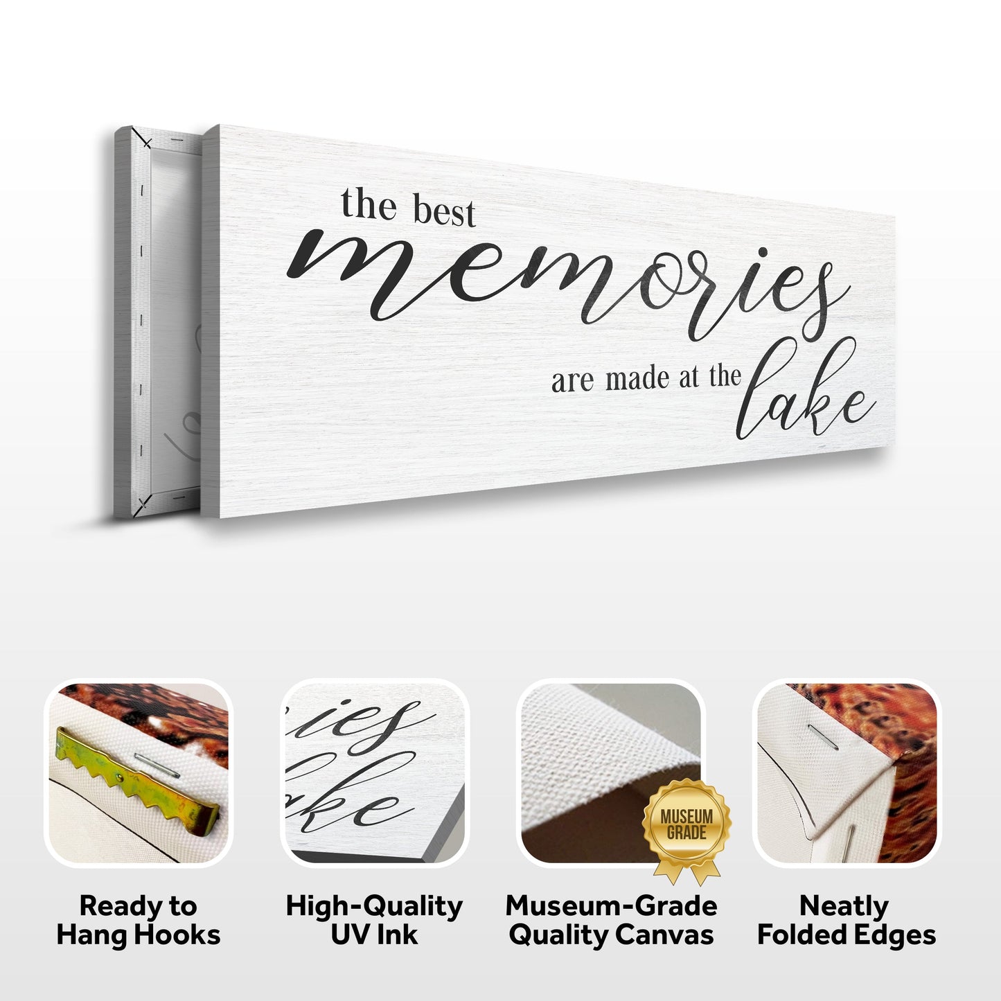 Best Memories At The Lake Sign