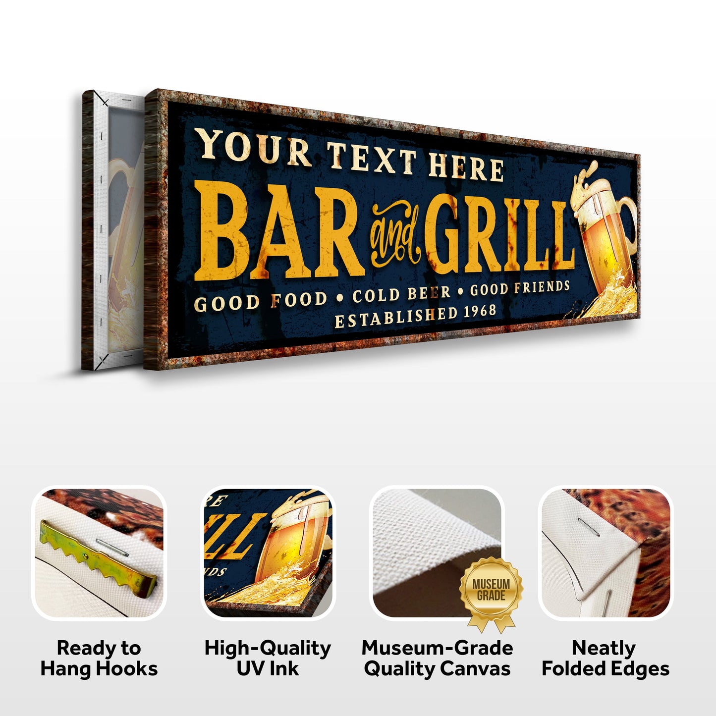 Bar And Grill Sign VI