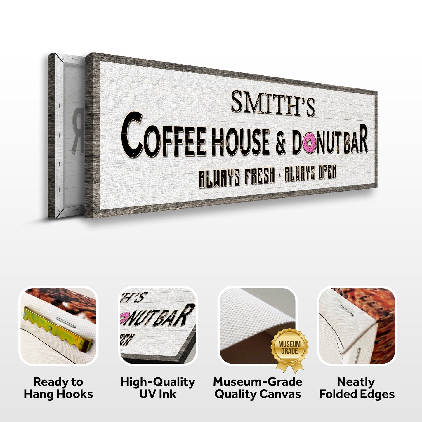 Coffee House And Donut Bar Sign II