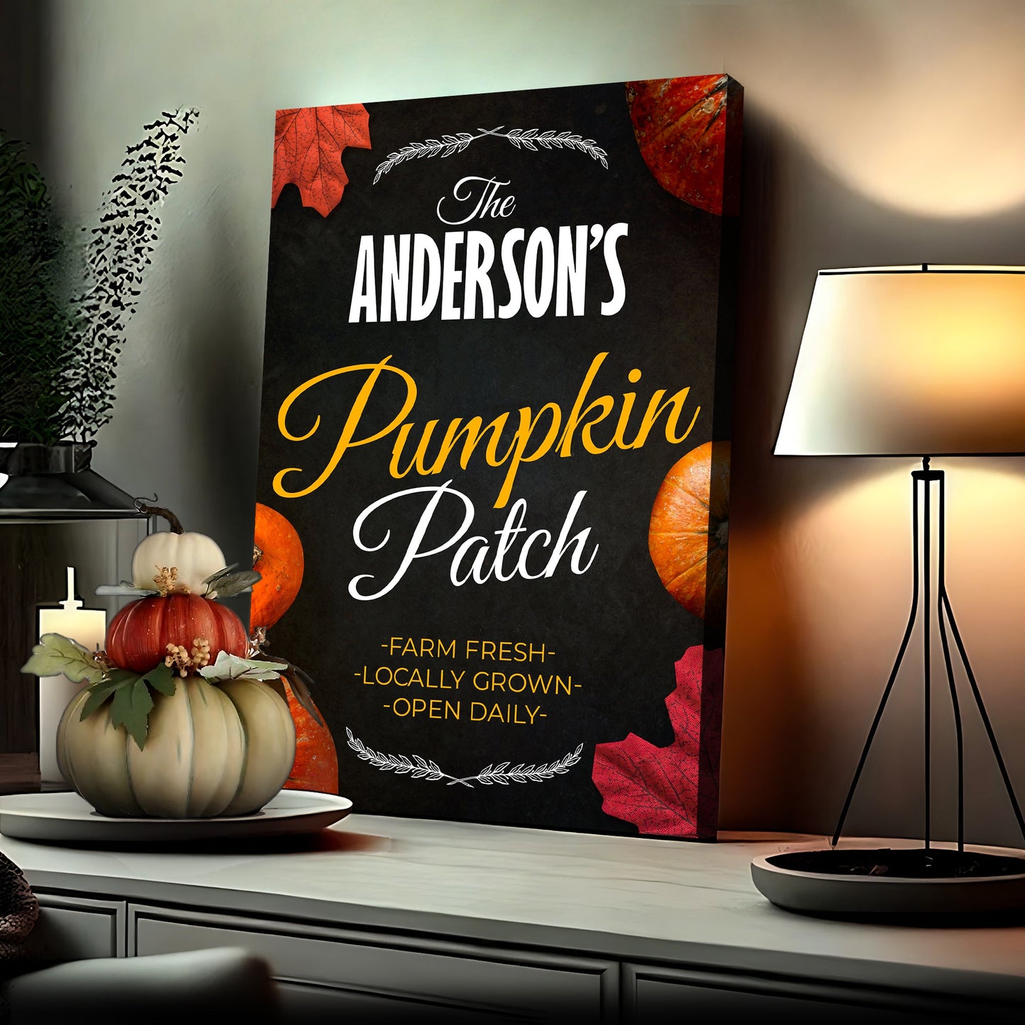 Pumpkin Patch Sign VI