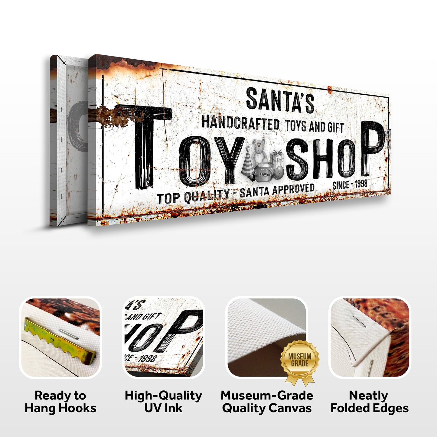 Santa's Toy Shop Sign