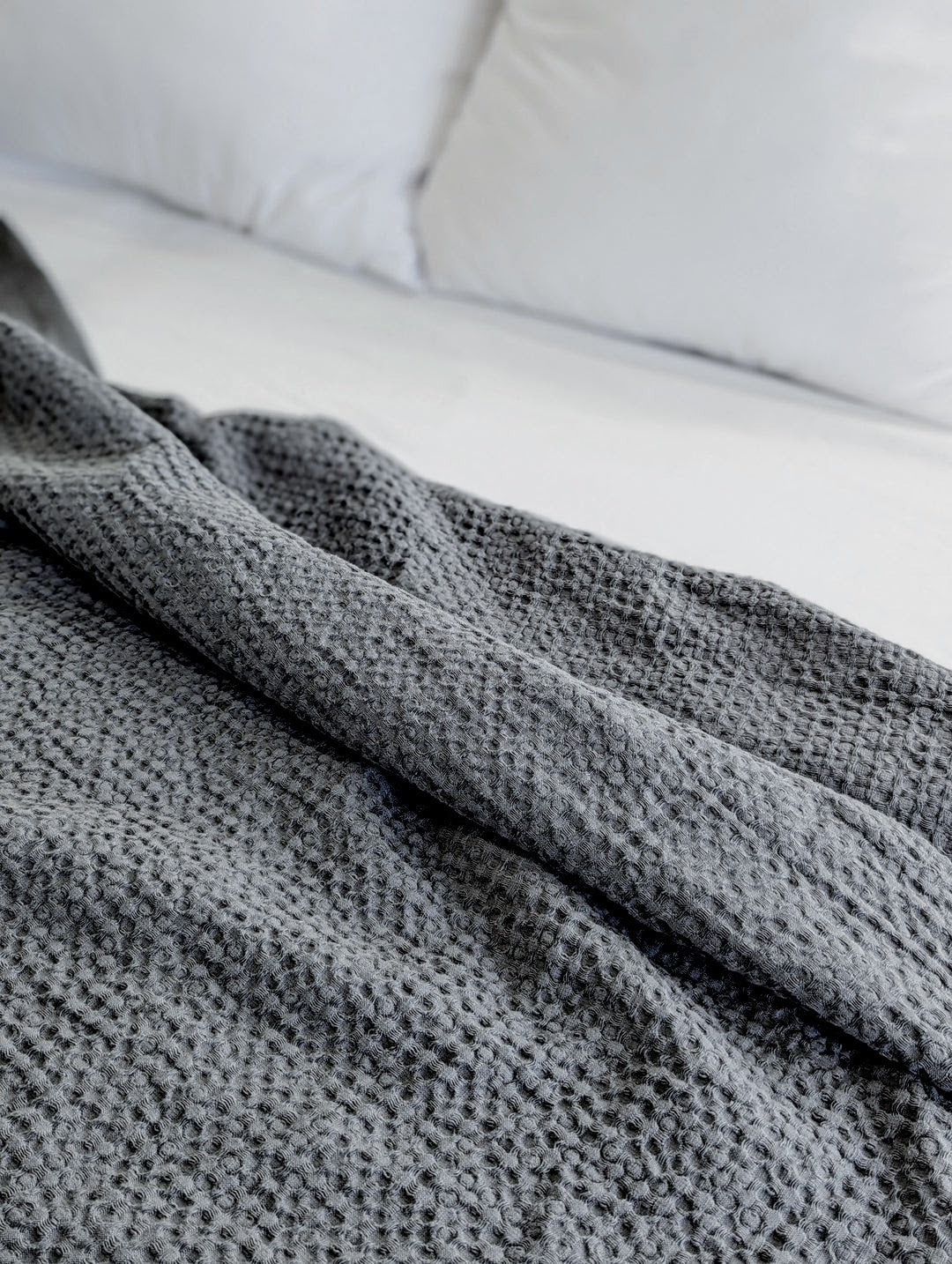 Linen Waffle Blanket