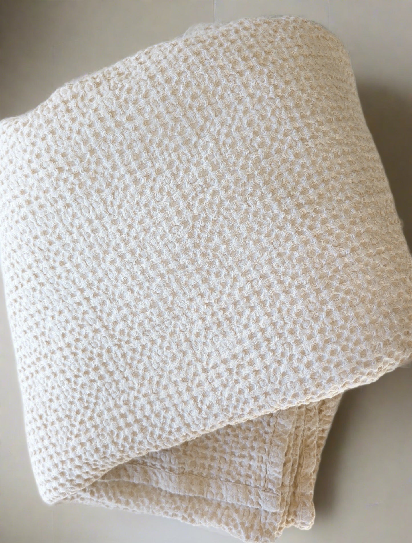 Linen Waffle Blanket