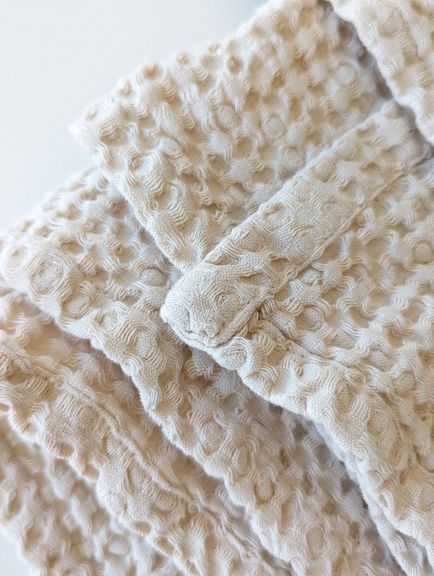 Linen Waffle Blanket