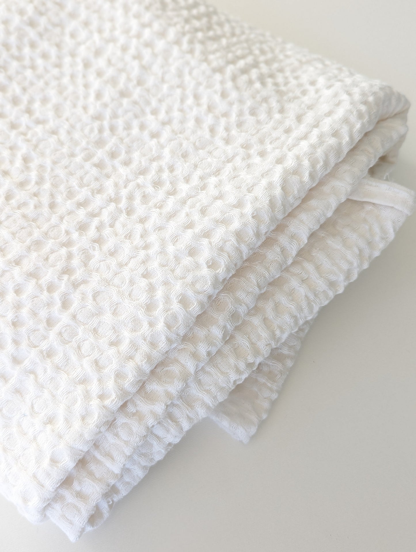 Linen Waffle Blanket