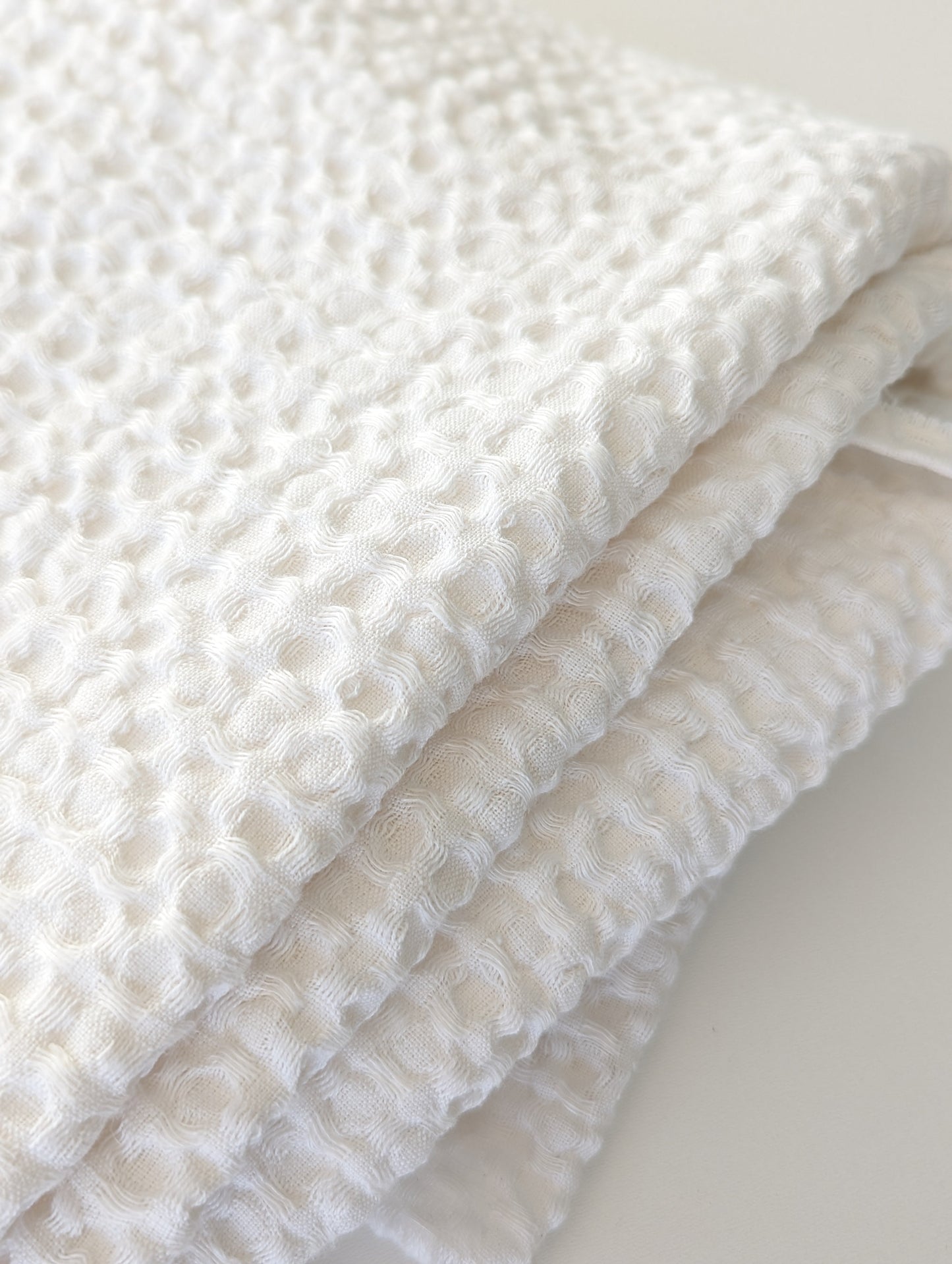 Linen Waffle Blanket