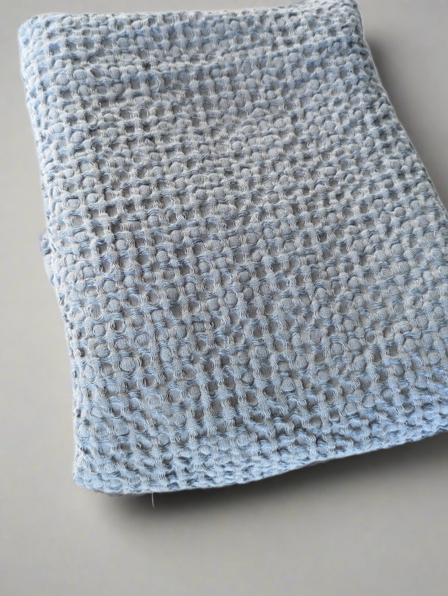 Linen Waffle Blanket