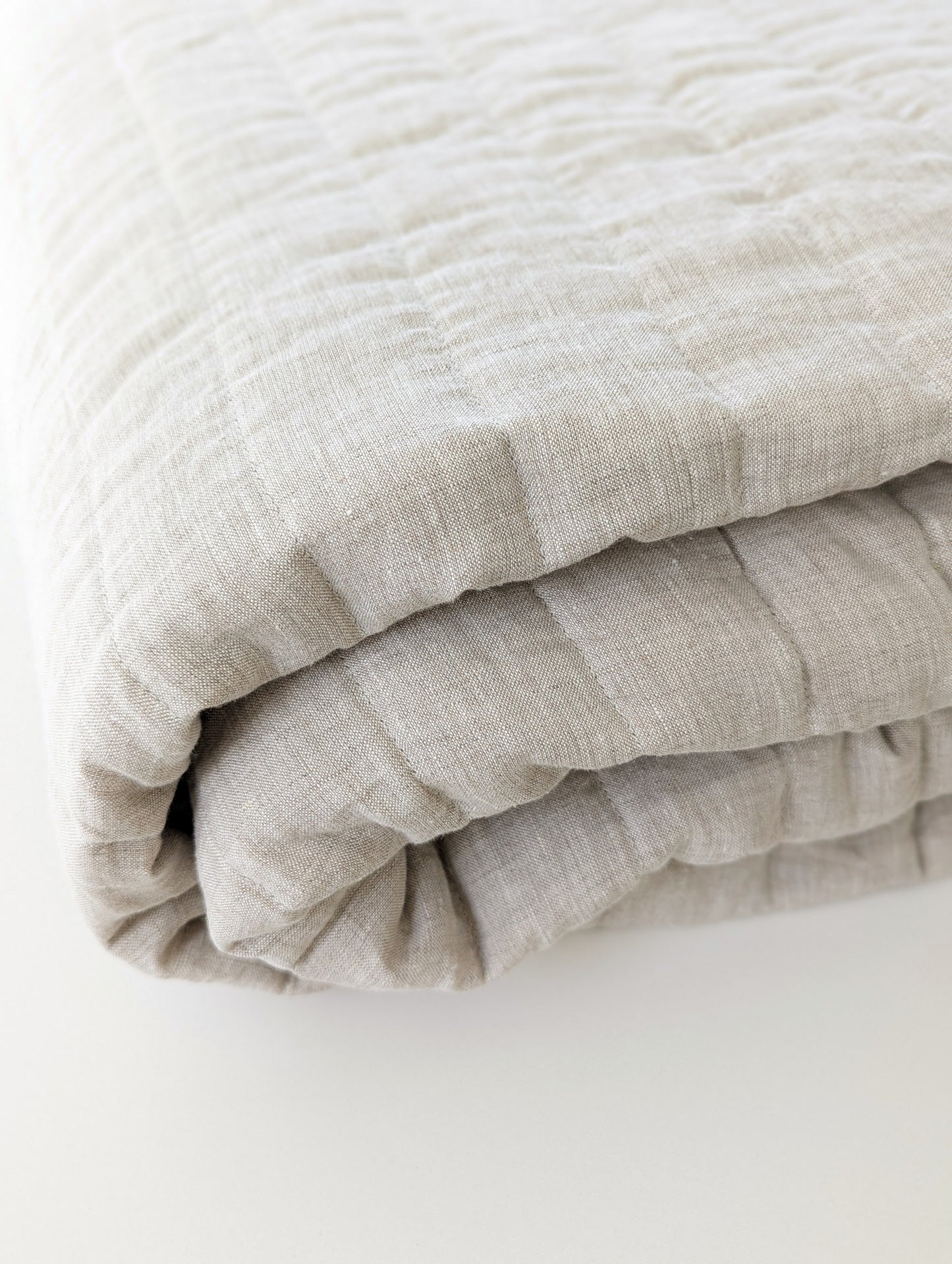 Linen Channel Quilt & Shams
