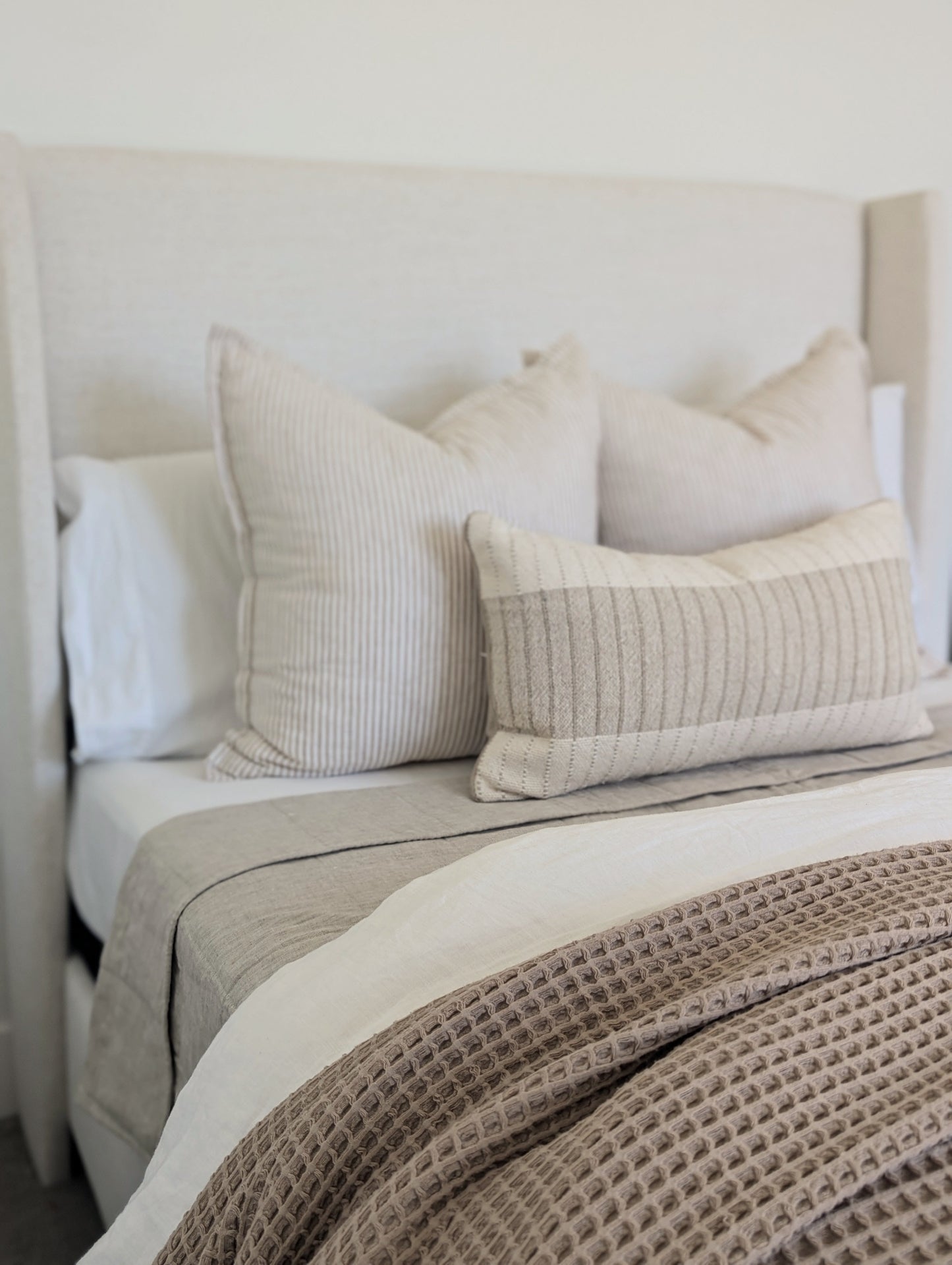 Chunky Waffle-Weave Turkish Organic-Cotton Blanket or Throw