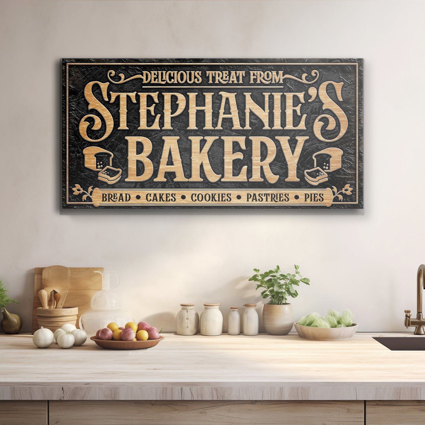 Personalized Bakery Sign