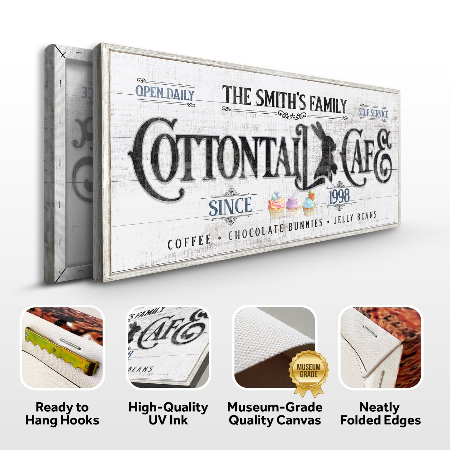 Personalized Easter Bunny Sign