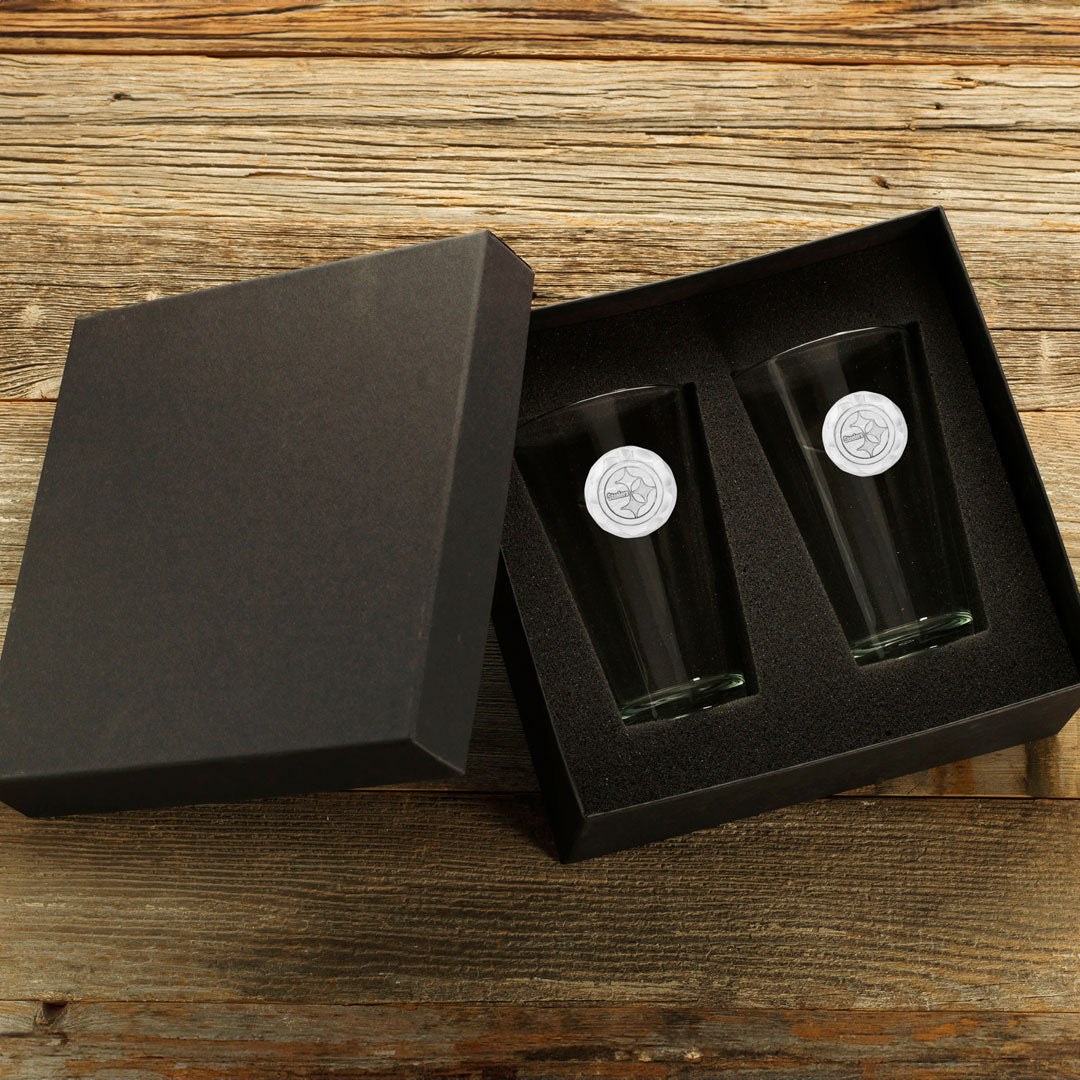 Pittsburgh Steelers 2-Piece Pint Glass Set