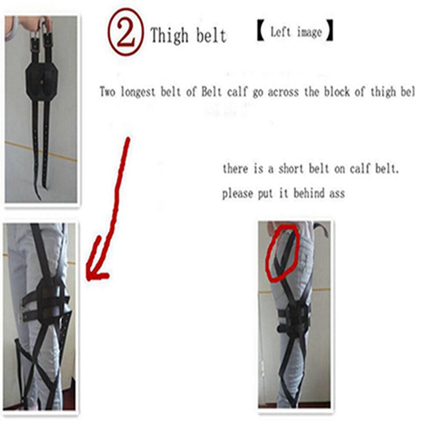 Attack on titan cosplay costume shingeki no kyojin recon corps mikasa ackerman harness belt hook