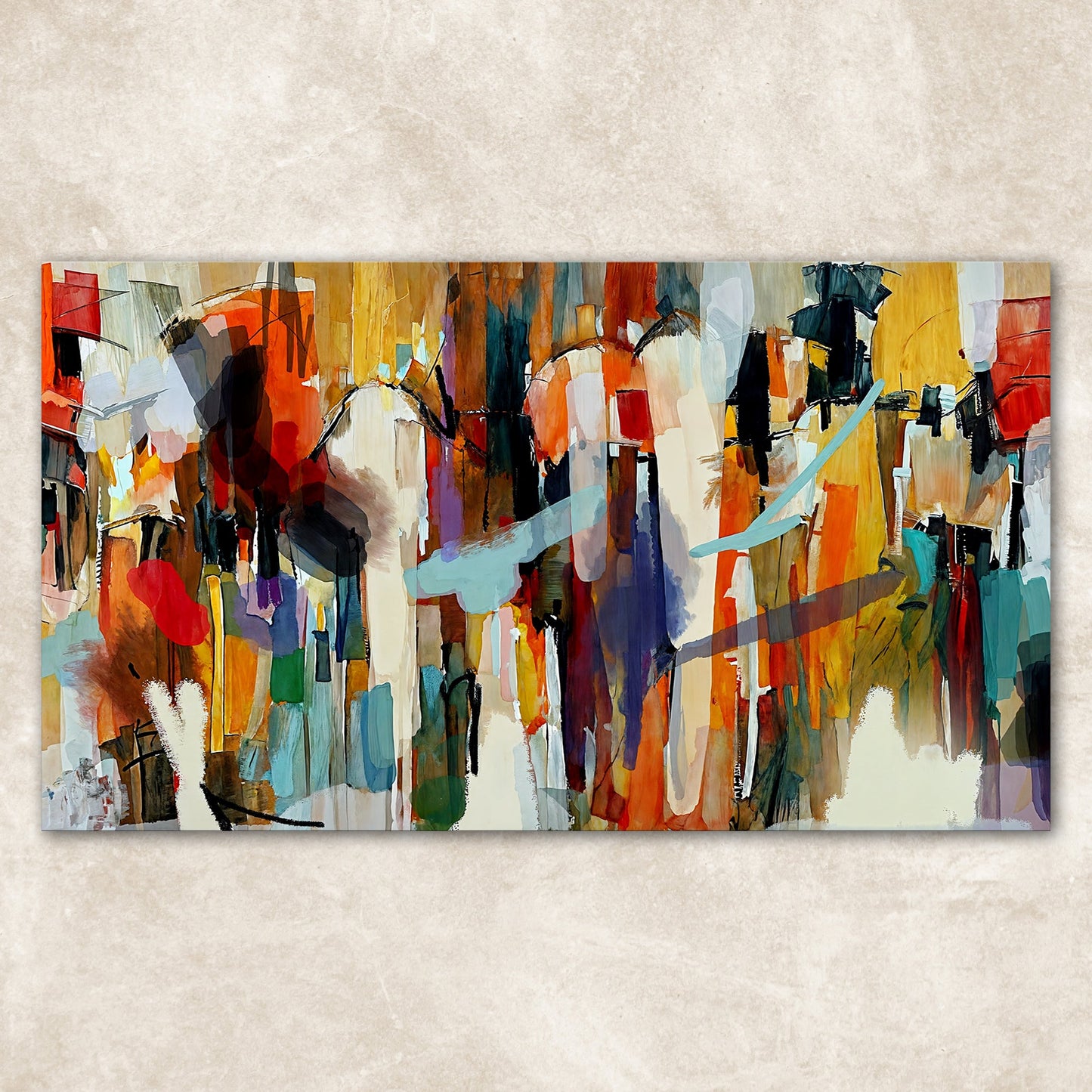 Canvas Print: "Resonant Hues"