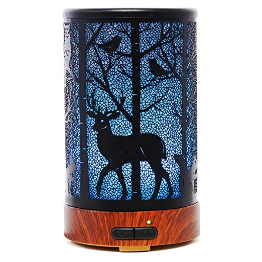 Vintage Metal Ultrasonic 100ml Essential Oil Aroma Diffuser