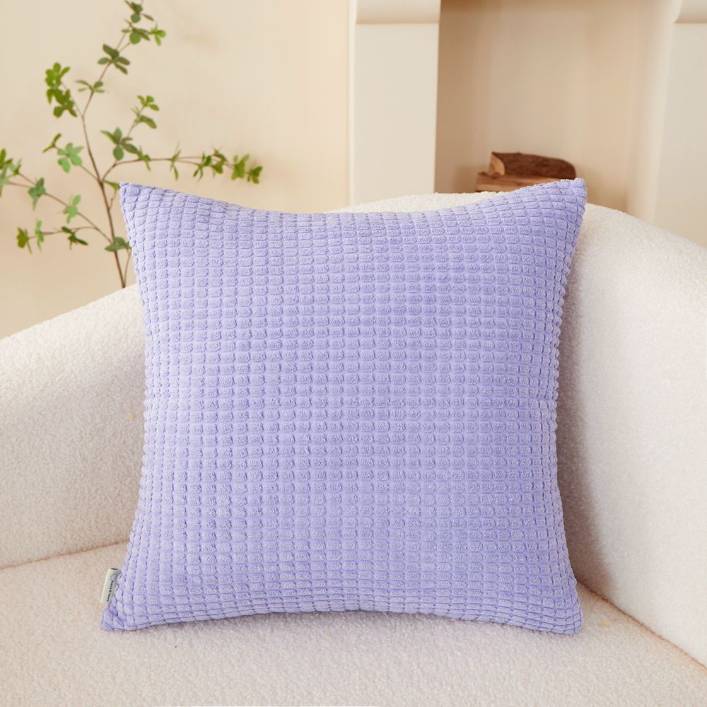 Polyester Blend soft hand feeling Throw Pillow (With insert)  size 18"x18"