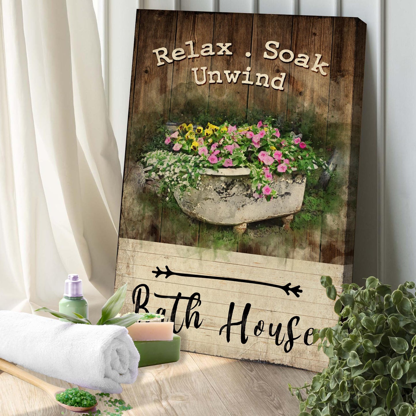 Relax Soak Unwind Sign VII