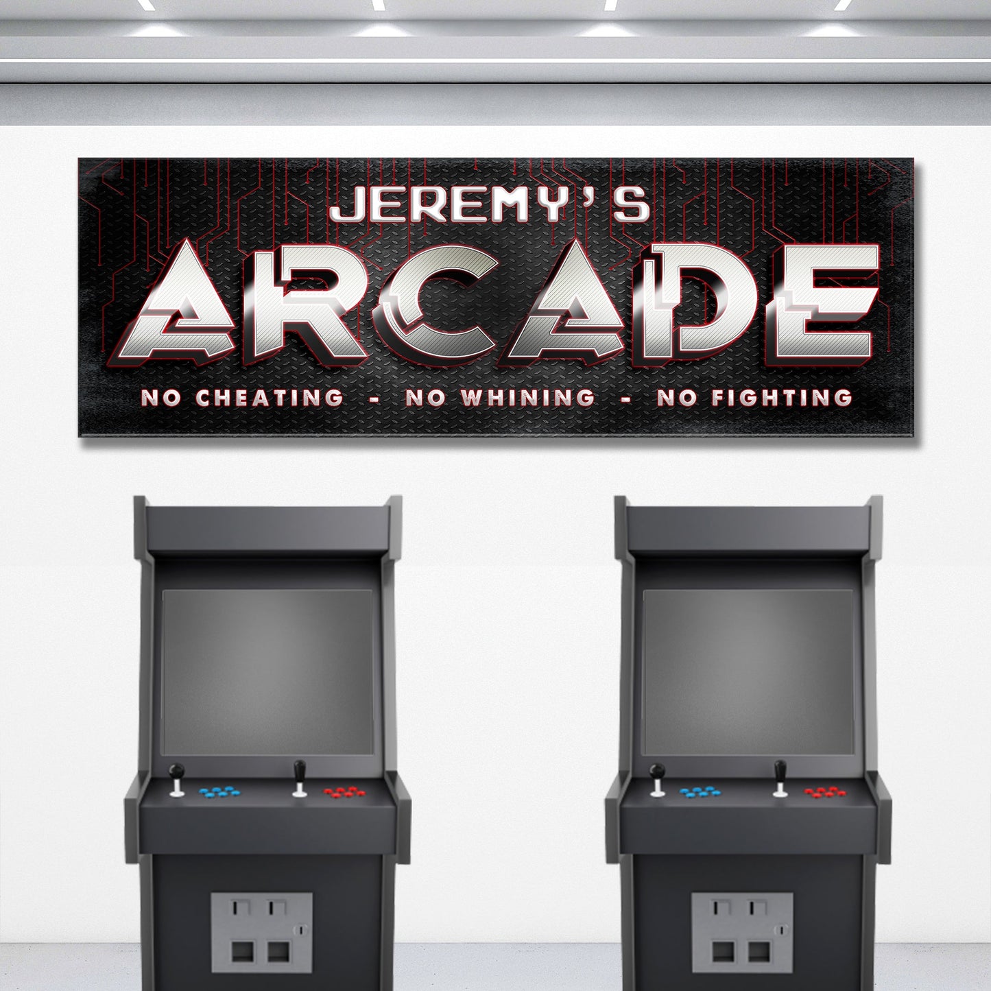 Arcade Family Sign
