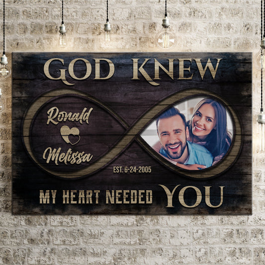 God Knew Couple Sign II