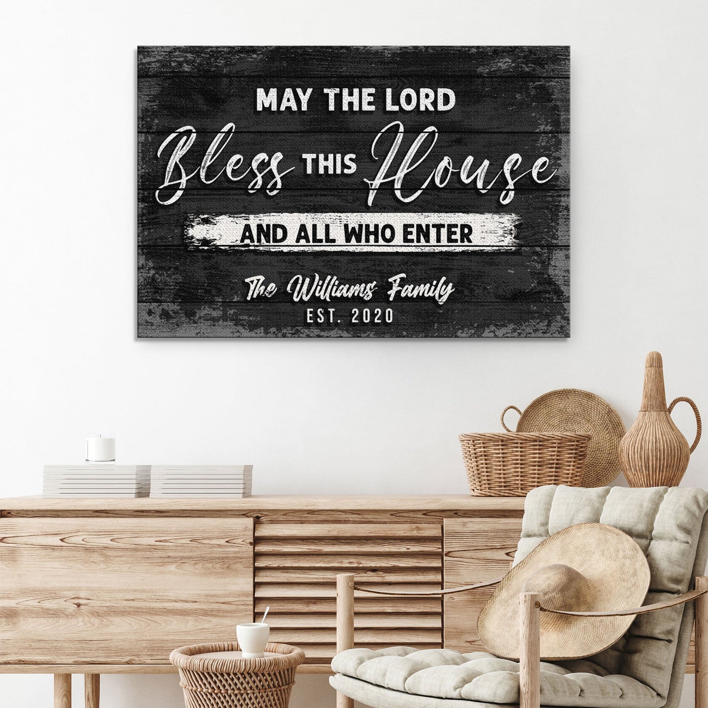 May The Lord Bless This House And All Who Enter Sign
