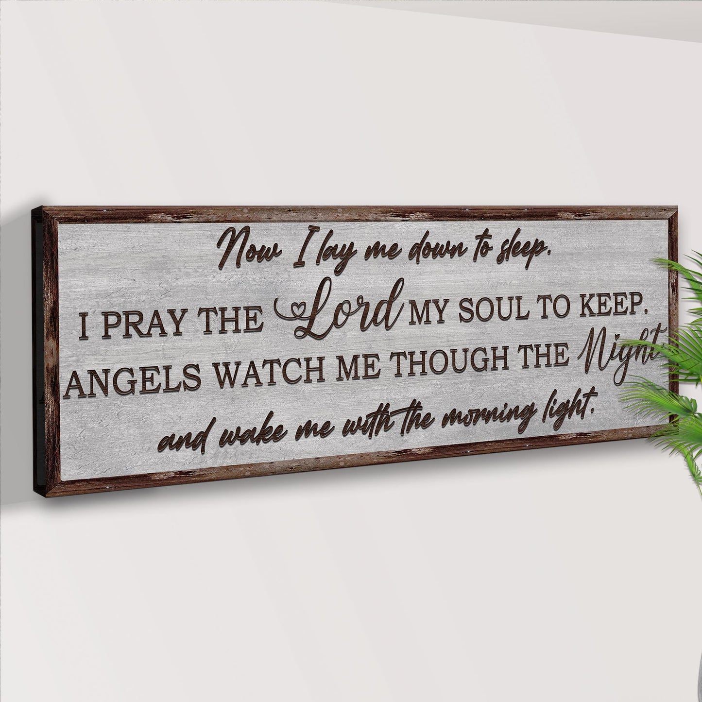 Now I Lay Me Down To Sleep Sign