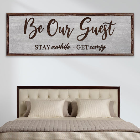 Be Our Guest Sign III