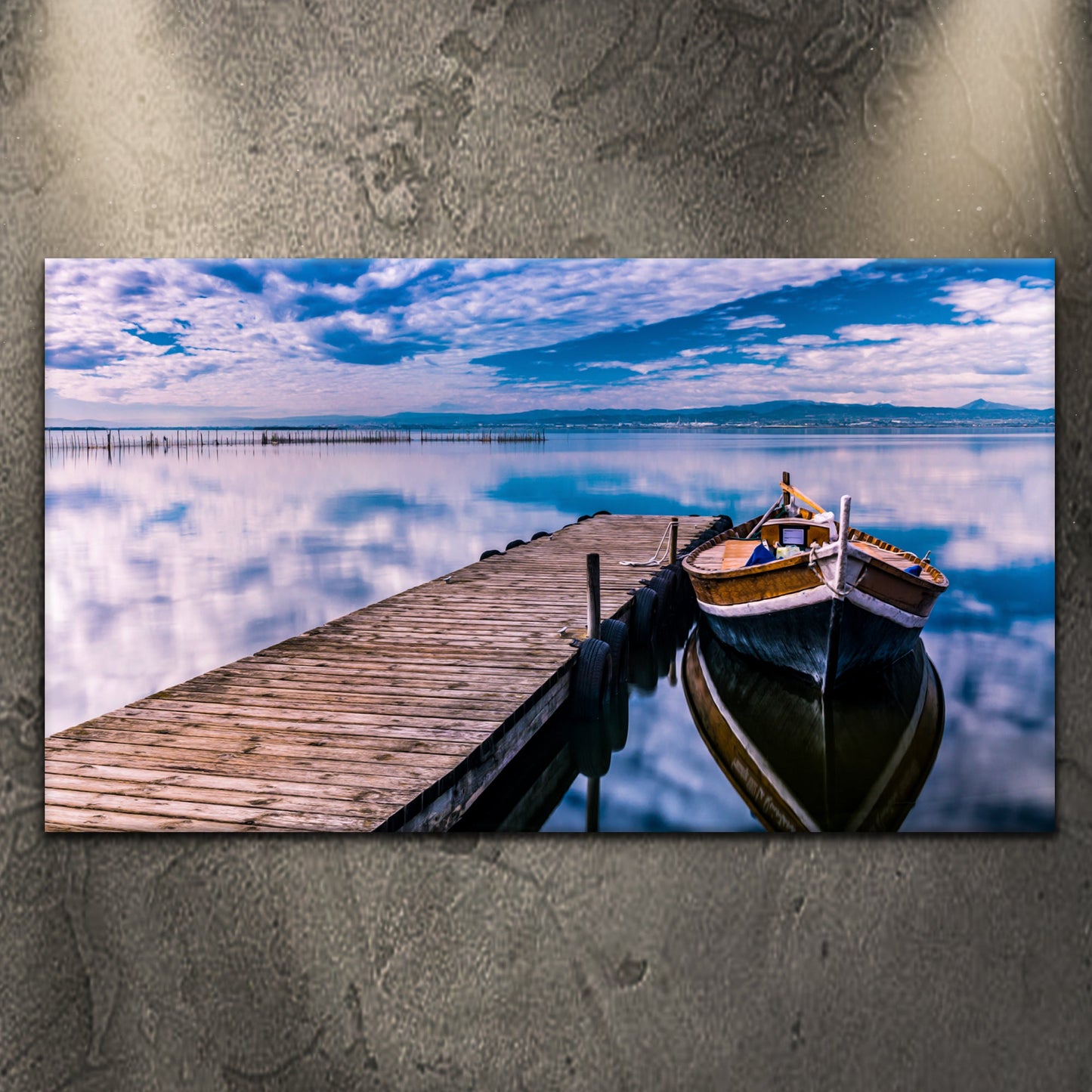 Boat Seascape Canvas Wall Art