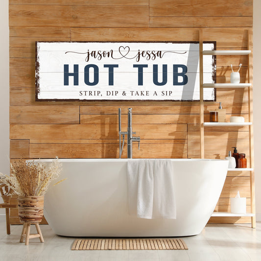Hot Tub Sign
