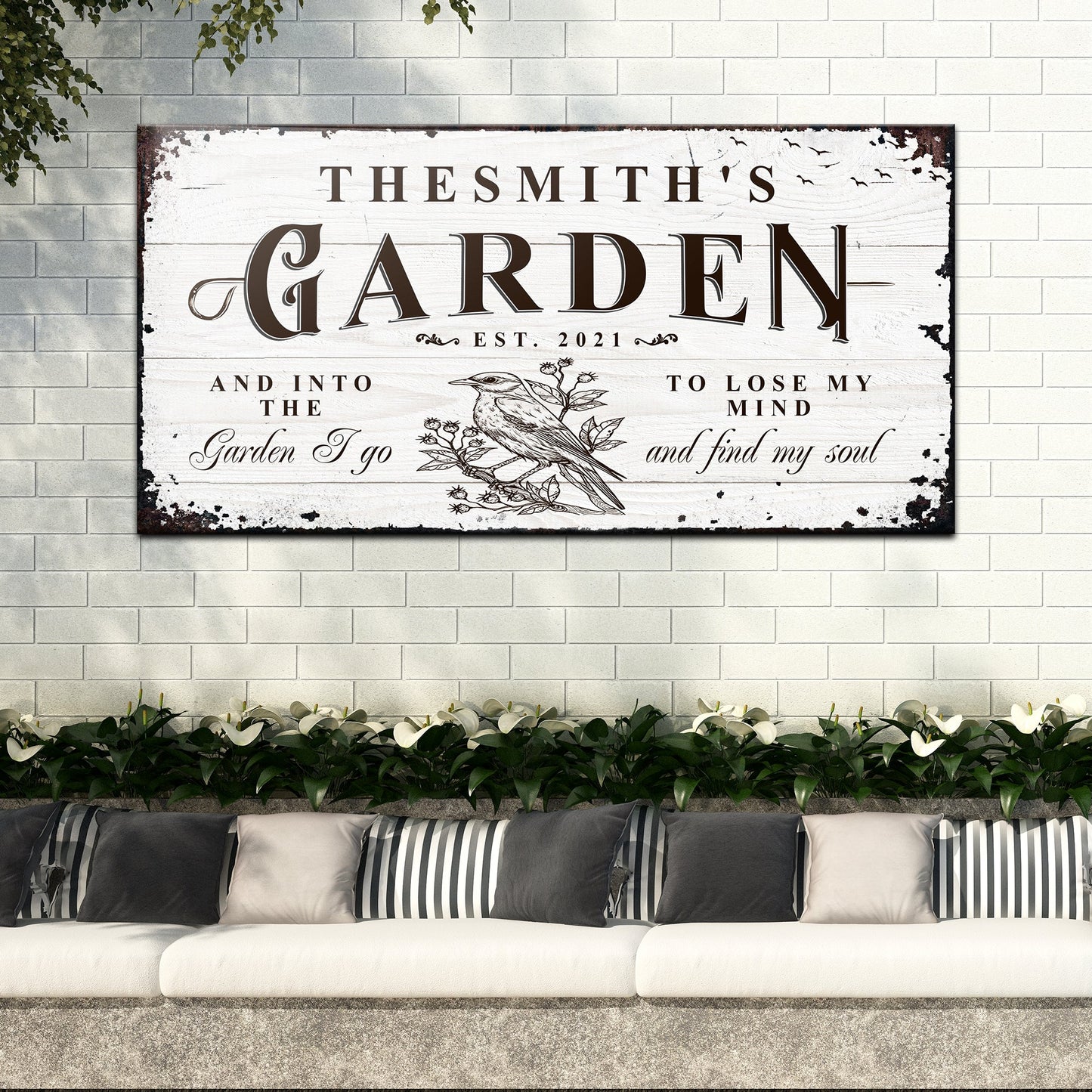 Family Garden Sign