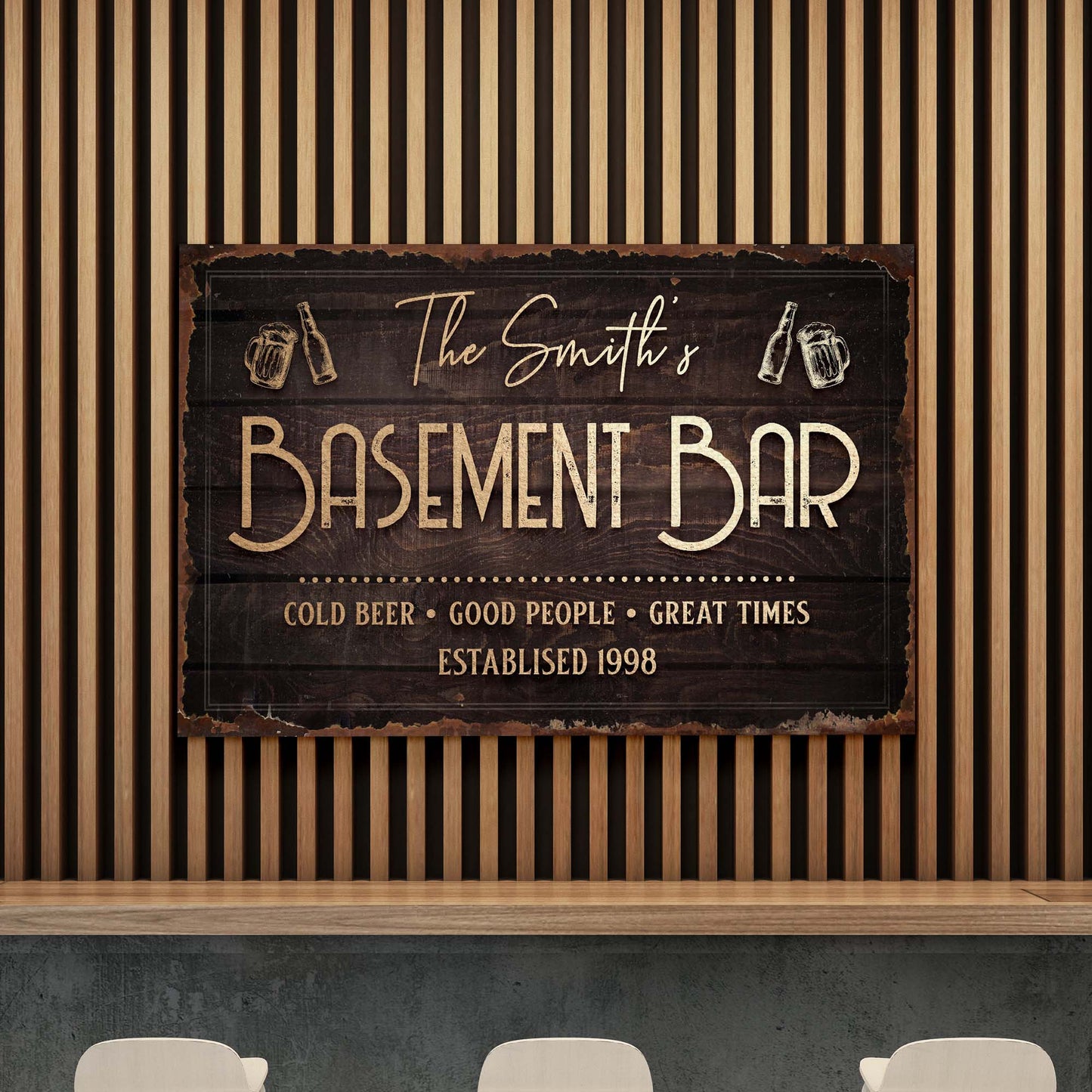 Family Basement Bar Sign II