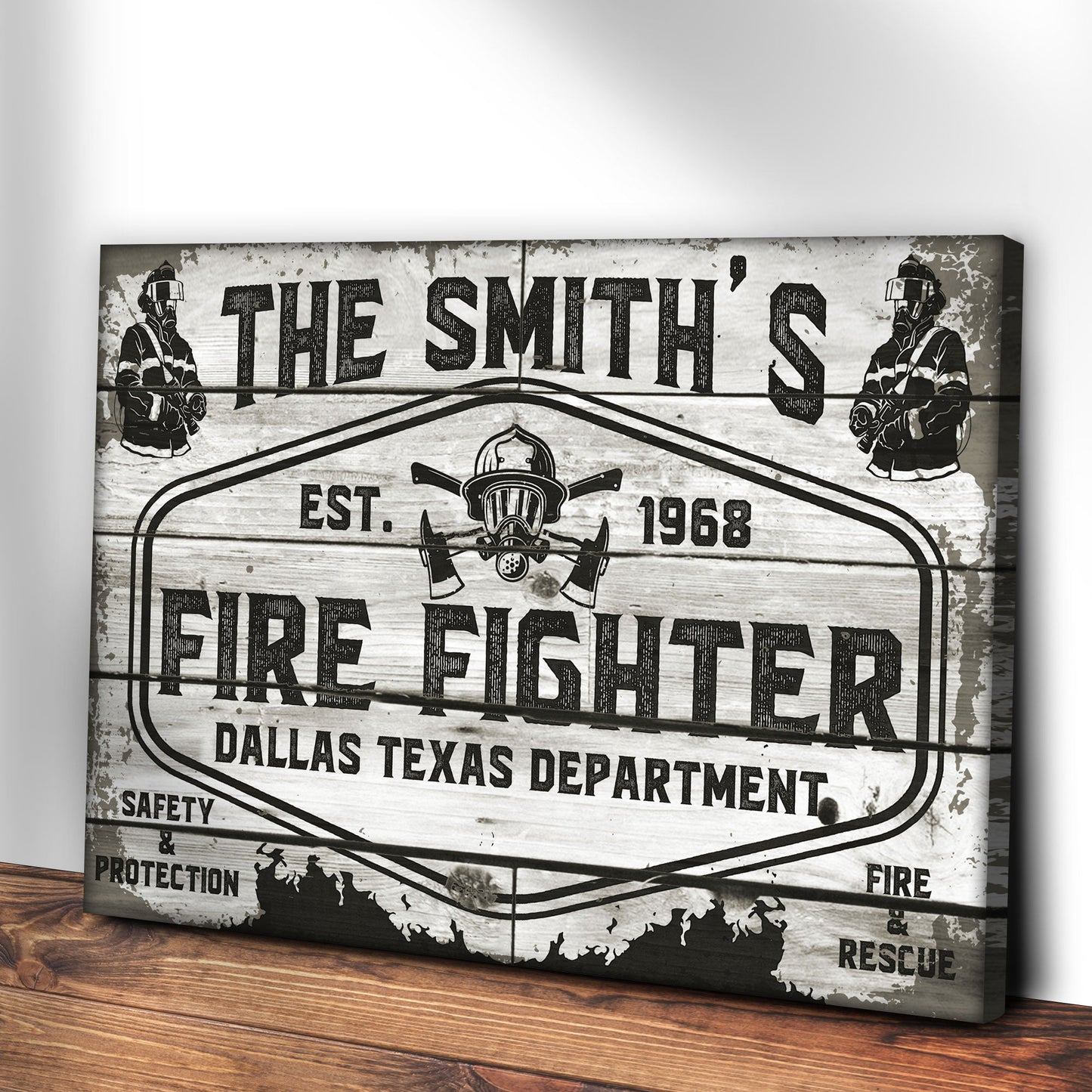 Fire & Rescue Fire Fighter Sign