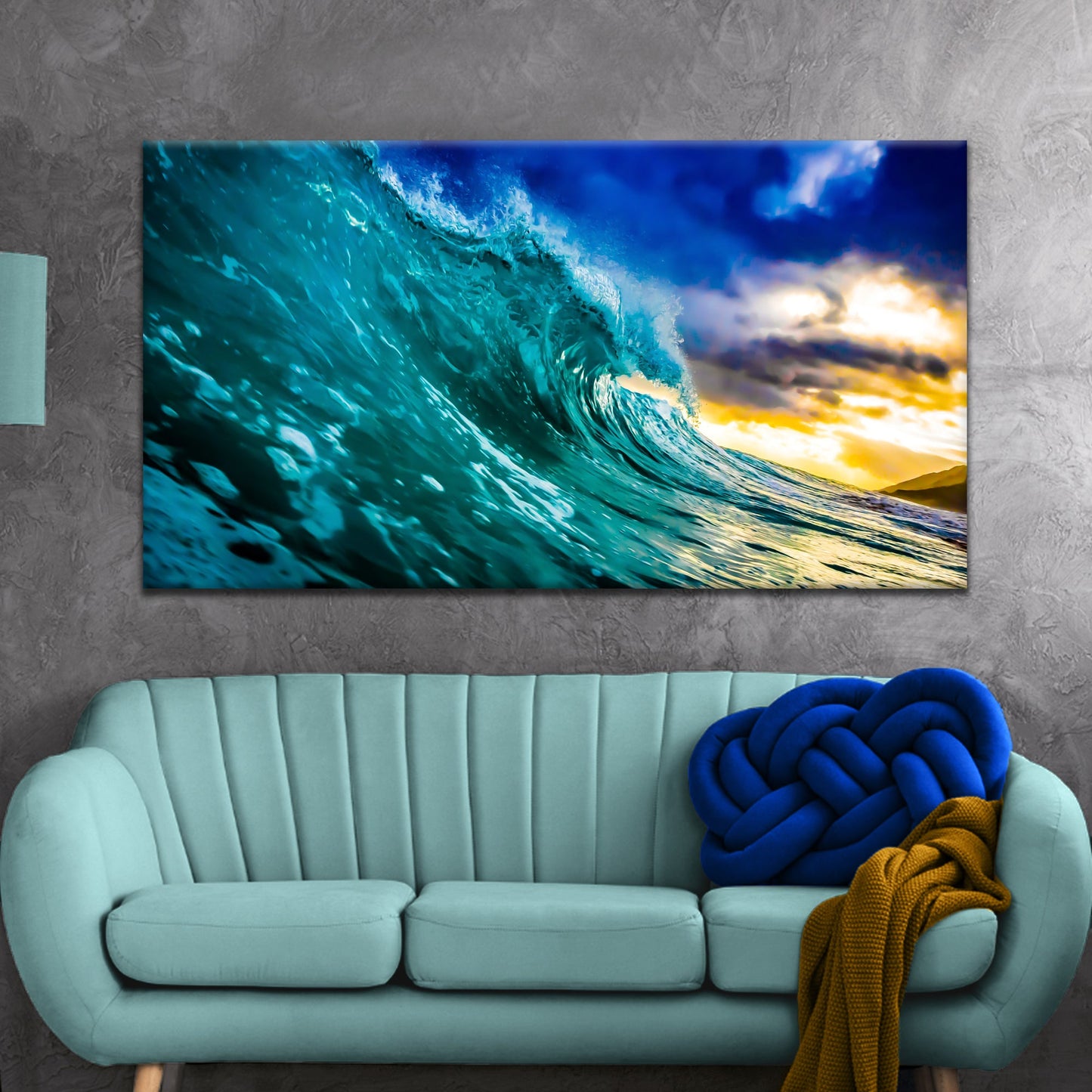 Fast Waves Canvas Wall Art