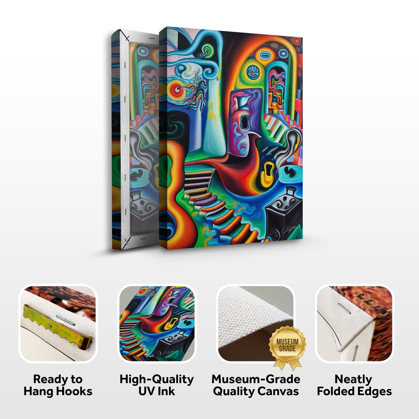 Canvas Print: "Surreal Steps"