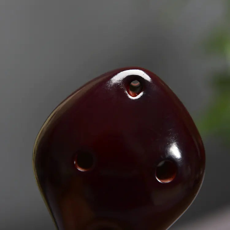 6-Hole Alto C Key Fired Clay Ocarina for Teaching