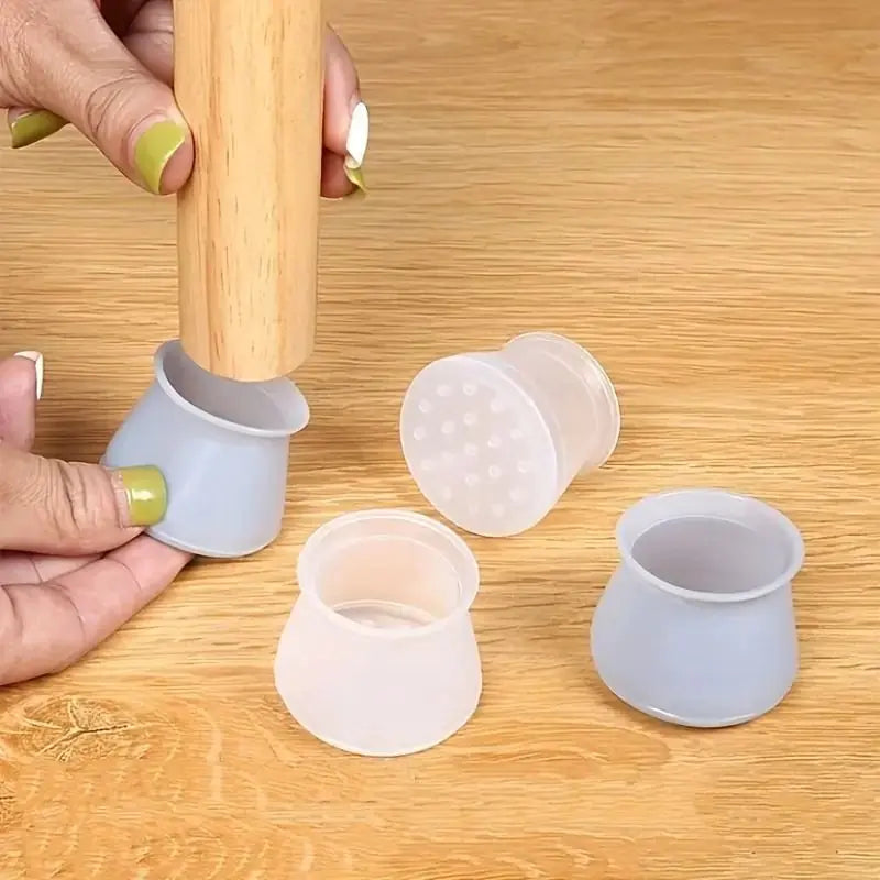 Silicone Non-Slip Chair and Table Foot Covers Pads