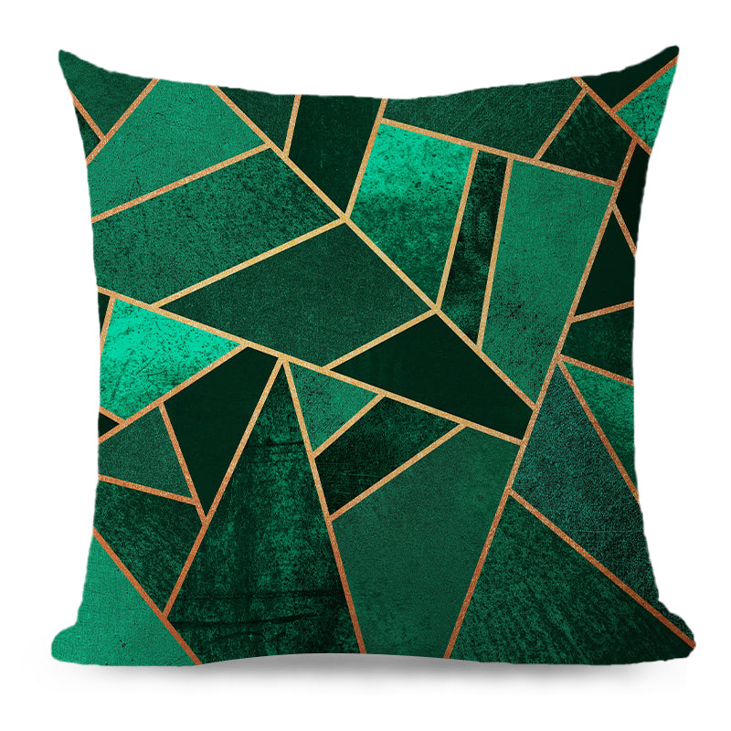 20''x20'' metallic accent geometric throw pillow | 16 designs modern & glam patterns | chic square accent | insert included