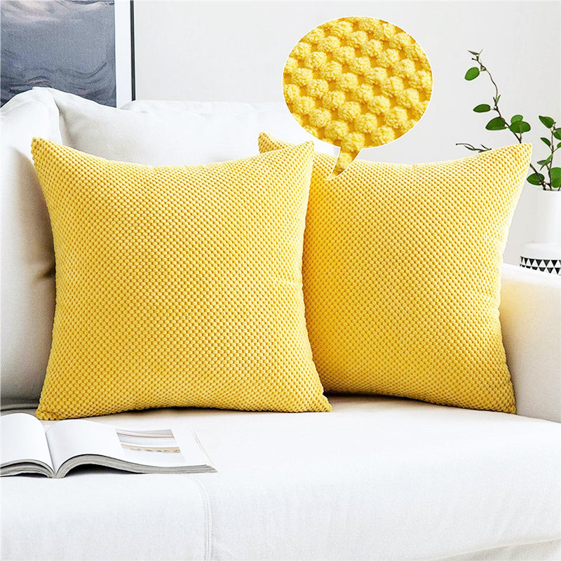 Set of 2 Cross shape Solid Color Pillows (With or Without Inserts) size 18"x18"